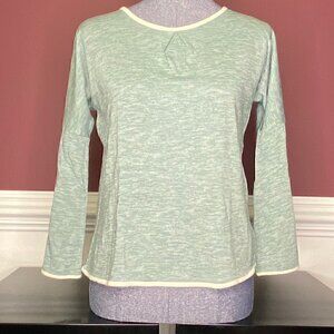 Wild Blue green bell style sleeves blouse XS
